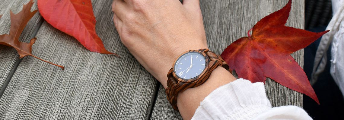 montre en bois